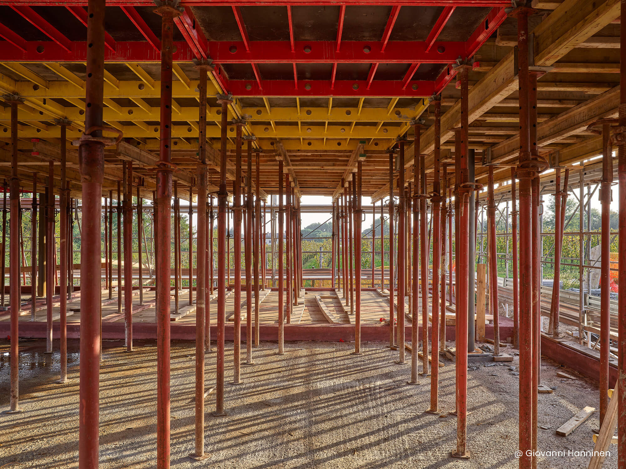 Cantina Ceresè - cantiere. Foto di Giovanni Hannien