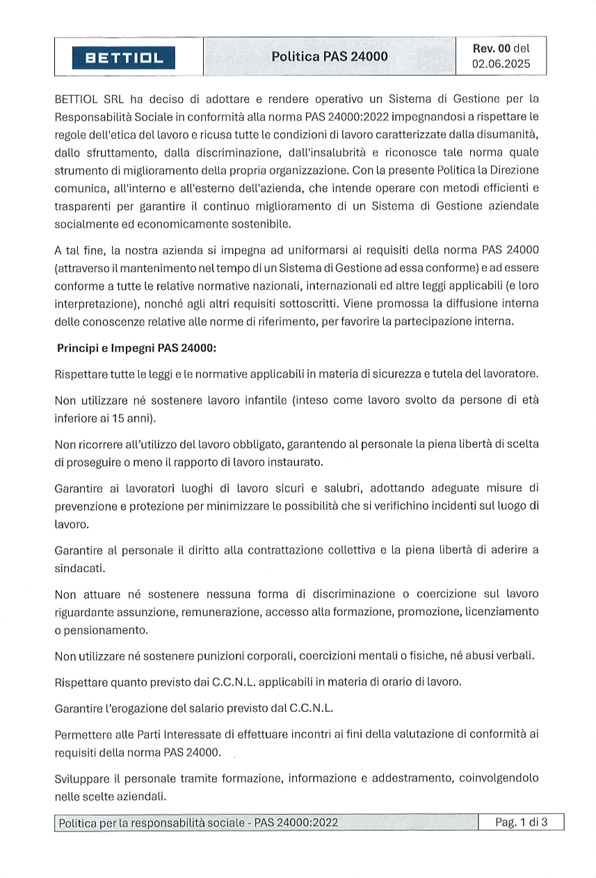 Politica PAS-2400